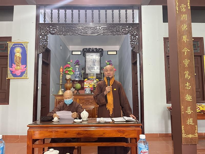 Thượng tọa Thích Như Giải phát biểu khai mạc Thượng tọa Thích Như Giải phát biểu khai mạc