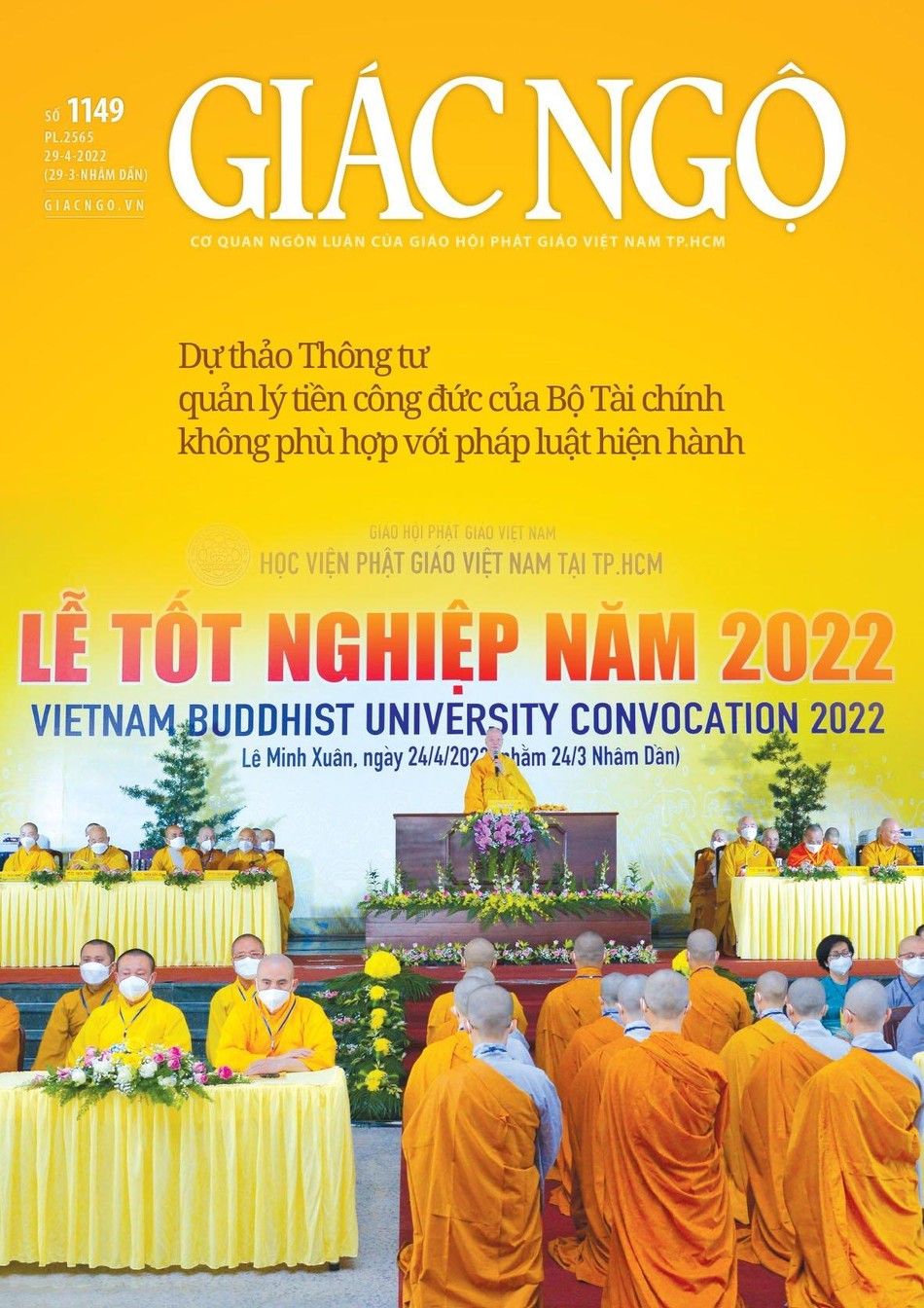 Bìa 1 báo Giác Ngộ số 1149 - Mỹ thuật: Tống Viết Diễn Bìa 1 báo Giác Ngộ số 1149 - Mỹ thuật: Tống Viết Diễn