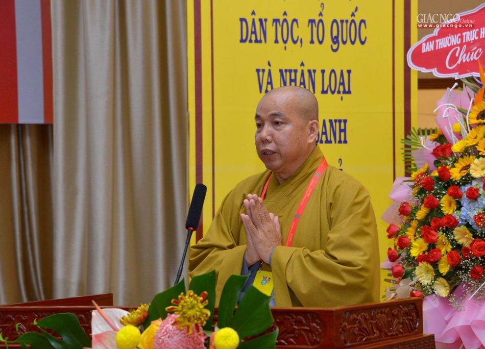 Thượng tọa Thích Giác Nghi - tân Trưởng ban Trị sự GHPGVN tỉnh