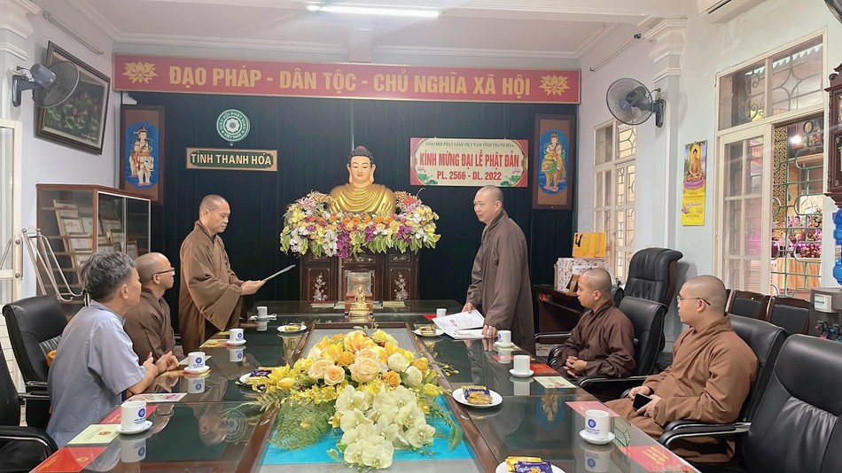 Thượng tọa Thích Trí Chơn phát biểu nhận nhiệm vụ Thượng tọa Thích Trí Chơn phát biểu nhận nhiệm vụ