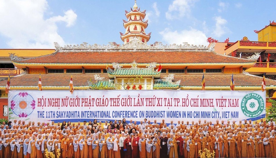 Hội nghị Nữ giới Phật giáo Thế giới tại chùa Phổ Quang (quận Tân Bình) - Ảnh: Lương Hòa Hội nghị Nữ giới Phật giáo Thế giới tại chùa Phổ Quang (quận Tân Bình) - Ảnh: Lương Hòa