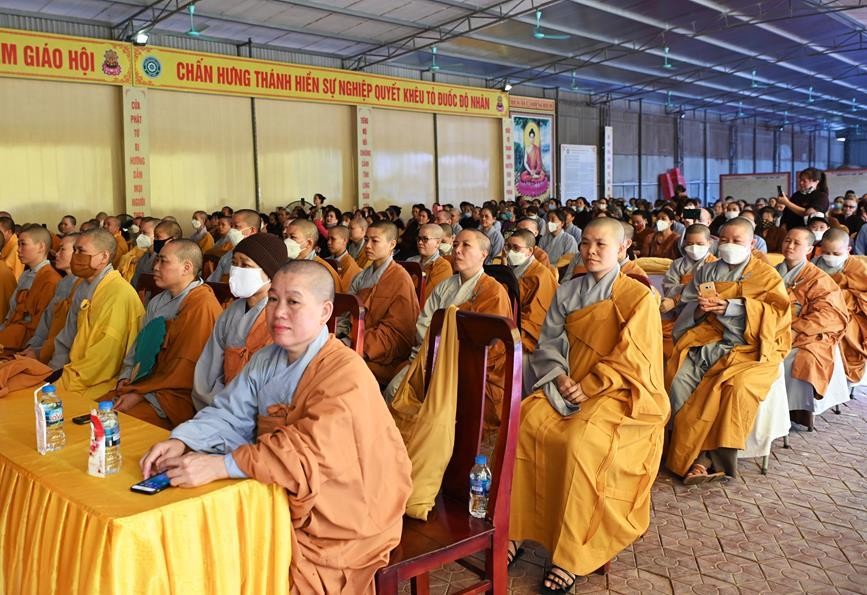 Chư Ni tại buổi lễ