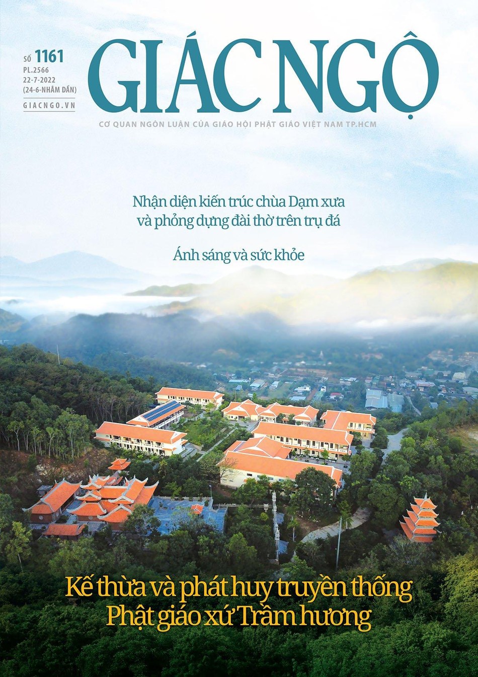 Bìa 1 báo Giác Ngộ số 1161 - Mỹ thuật: Tống Viết Diễn