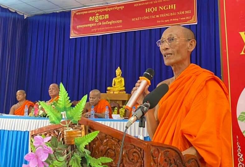 Hòa thượng Thạch Oai phát biểu Hòa thượng Thạch Oai phát biểu