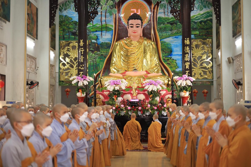 Chư hành giả Ni dự lễ Tự tứ Chư hành giả Ni dự lễ Tự tứ