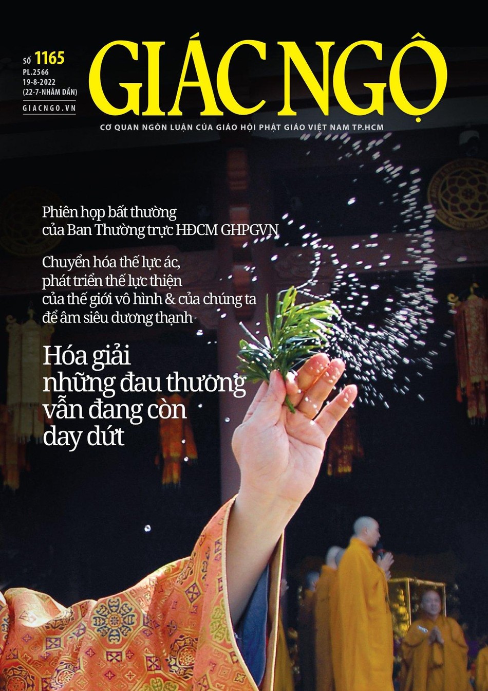 Bìa báo Giác Ngộ số 1165 - Mỹ thuật: Tống Viết Diễn Bìa báo Giác Ngộ số 1165 - Mỹ thuật: Tống Viết Diễn