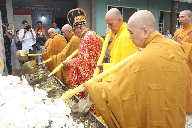 Chính thức động thổ xây dựng Tăng xá Chính thức động thổ xây dựng Tăng xá