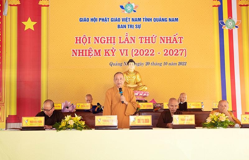 Hòa thượng Thích Phước Minh phát biểu khai mạc Hòa thượng Thích Phước Minh phát biểu khai mạc