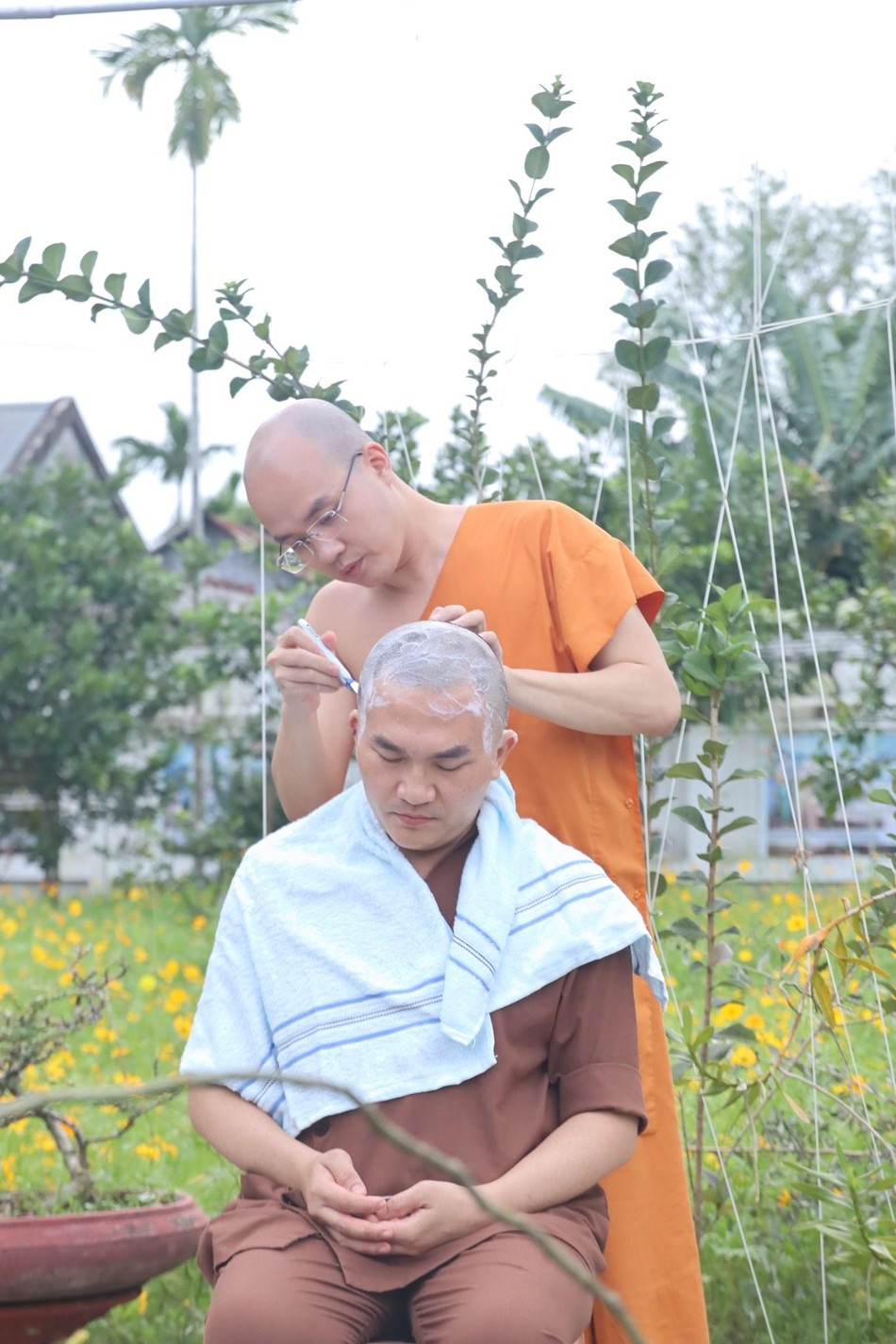 Giây phút nghệ sĩ Đại Nghĩa thế phát - Ảnh: H.K Giây phút nghệ sĩ Đại Nghĩa thế phát - Ảnh: H.K