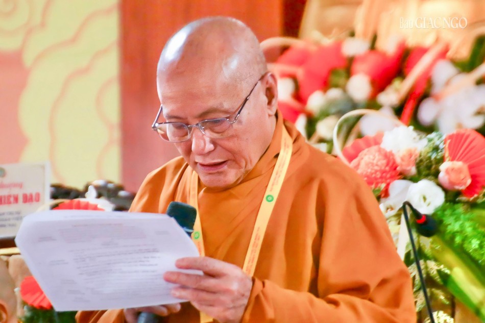 Hòa thượng Thích Nhật Quang phát biểu chỉ đạo Hòa thượng Thích Nhật Quang phát biểu chỉ đạo