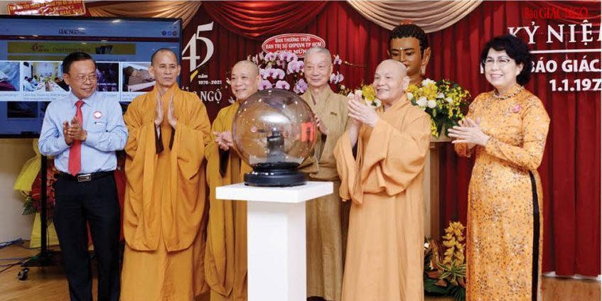 Khai trương phiên bản mới Giác Ngộ online của Báo Giác Ngộ - Ảnh: GN Khai trương phiên bản mới Giác Ngộ online của Báo Giác Ngộ - Ảnh: GN
