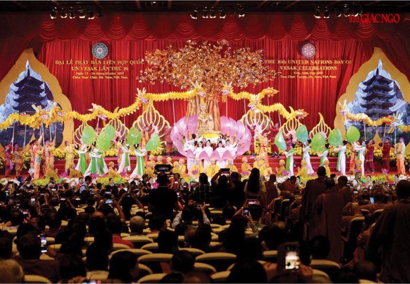Đại lễ Vesak Liên Hiệp Quốc năm 2019 tại chùa Tam Chúc, tỉnh Hà Nam do GHPGVN đăng cai tổ chức - Ảnh: Bảo Toàn Đại lễ Vesak Liên Hiệp Quốc năm 2019 tại chùa Tam Chúc, tỉnh Hà Nam do GHPGVN đăng cai tổ chức - Ảnh: Bảo Toàn