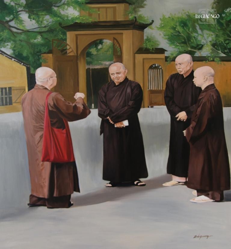 "Thăm chùa Sủi" - Nguyễn Đức Quang "Thăm chùa Sủi" - Nguyễn Đức Quang