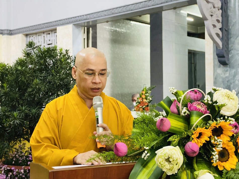 Thượng tọa Thích Minh Nhựt phát biểu khai mạc Thượng tọa Thích Minh Nhựt phát biểu khai mạc