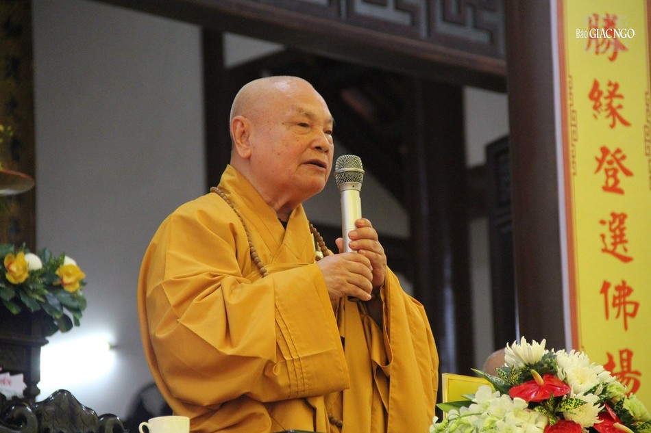 Hòa thượng Thích Thiện Nhơn ban đạo từ