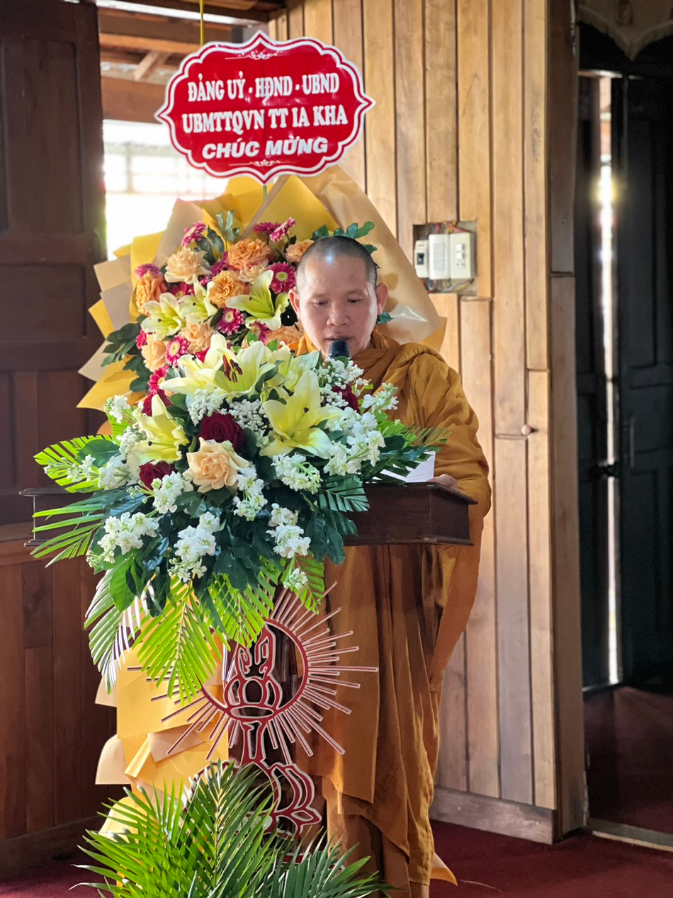 Đại đức Thích Giác Liêm đã phát biểu khai mạc Đại đức Thích Giác Liêm đã phát biểu khai mạc