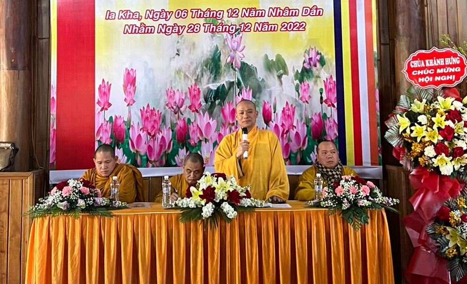 Đại đức Thích Đồng Giải phát biểu chỉ đạo Đại đức Thích Đồng Giải phát biểu chỉ đạo