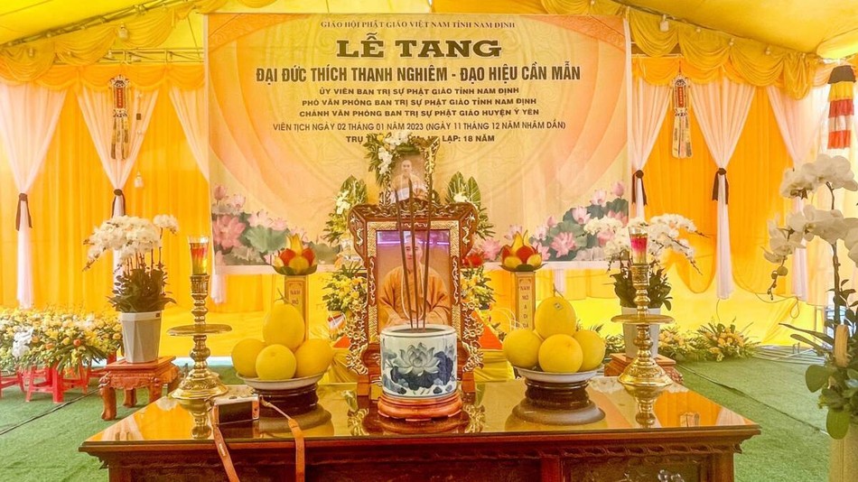 Giác linh đường cố Đại đức Thích Thanh Nghiêm