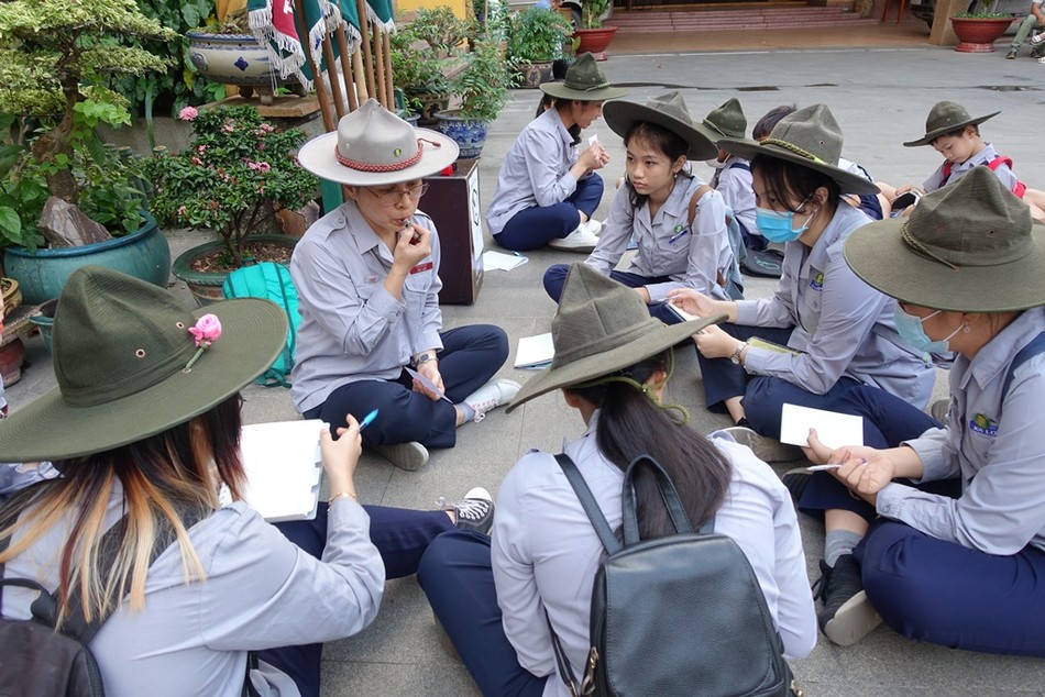 Sinh hoạt của Gia đình Phật tử luôn là hình ảnh đẹp trong lòng tác giả