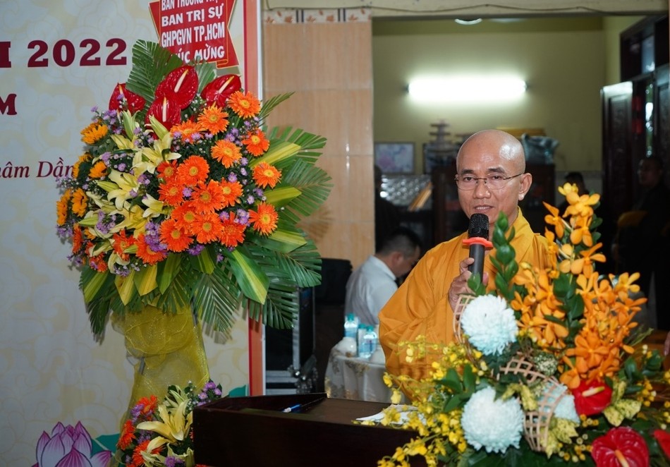 Thượng tọa Thích Thiện Quý phát biểu chỉ đạo Thượng tọa Thích Thiện Quý phát biểu chỉ đạo