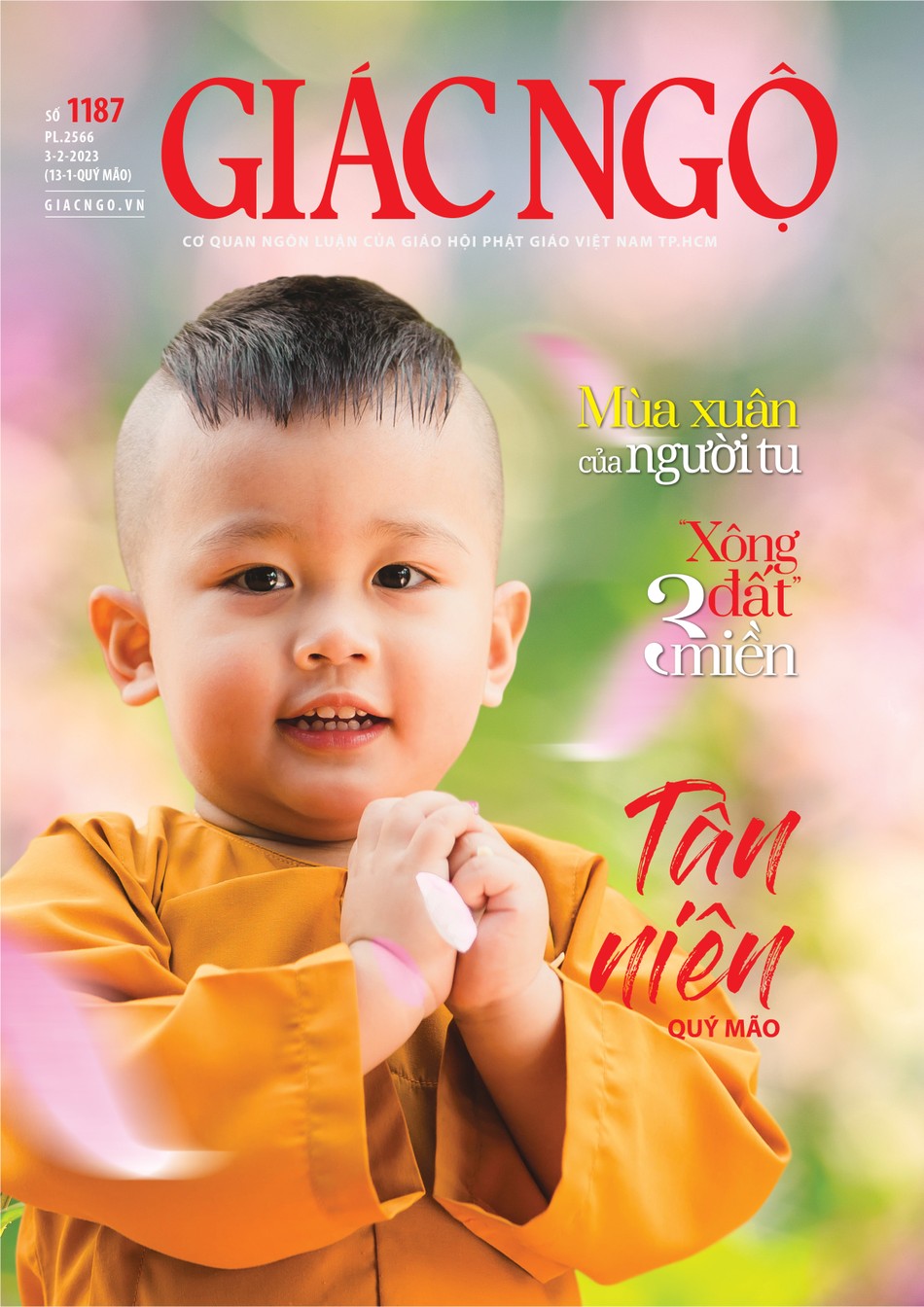 Bìa báo Giác Ngộ số 1187 - Mỹ thuật: Tống Viết Diễn Bìa báo Giác Ngộ số 1187 - Mỹ thuật: Tống Viết Diễn