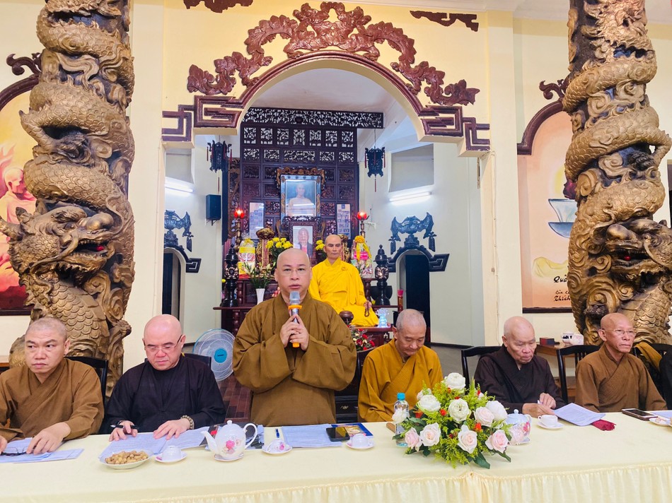 Thượng tọa Thích Minh Nhựt phát biểu khai mạc Thượng tọa Thích Minh Nhựt phát biểu khai mạc