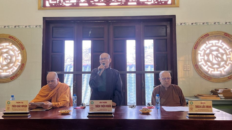 Hòa thượng Thích Thiện Nghĩa phát biểu khai mạc Hòa thượng Thích Thiện Nghĩa phát biểu khai mạc