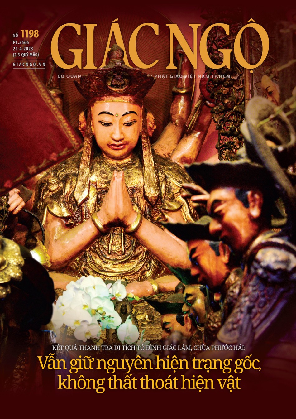 Bìa báo Giác Ngộ số 1198 - Mỹ thuật: Tống Viết Diễn
