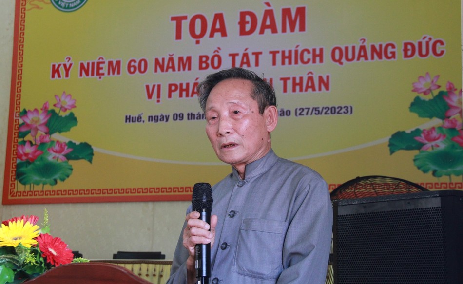 Giáo sư Lê Mạnh Thát là một chứng nhân lịch sử tại sự kiện Đài Phát thanh Huế năm 1963