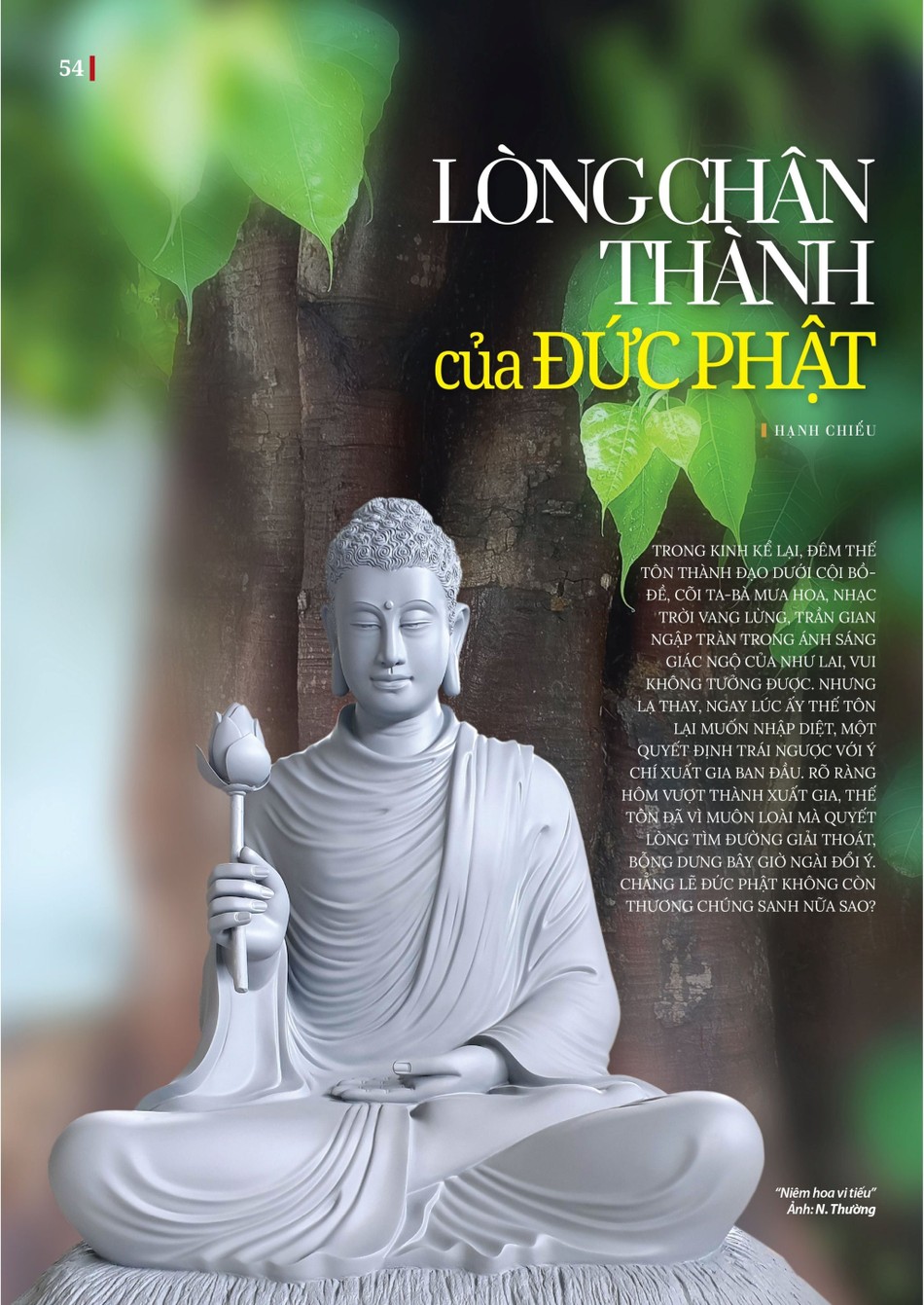 Bài trên Báo Giác Ngộ số 1202 - Thiết kế: Phòng Mỹ thuật BGN/Tống Viết Diễn