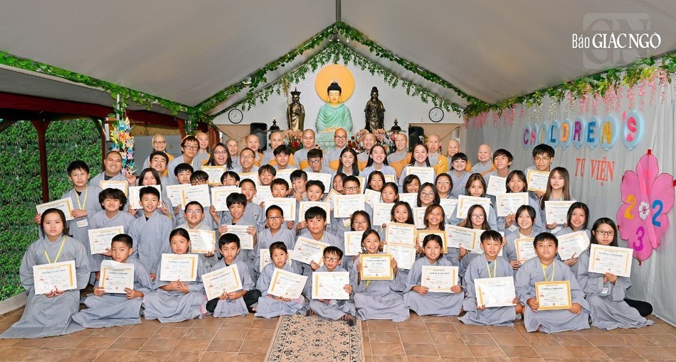 Lễ bế mạc khóa tu