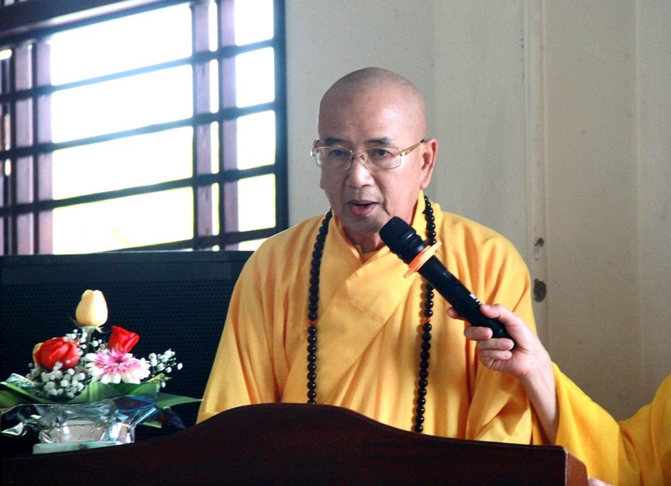Hòa thượng Thích Khế Chơn phát biểu khai mạc