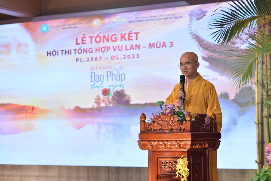 Thượng tọa Thích Thiện Quý phát biểu Thượng tọa Thích Thiện Quý phát biểu