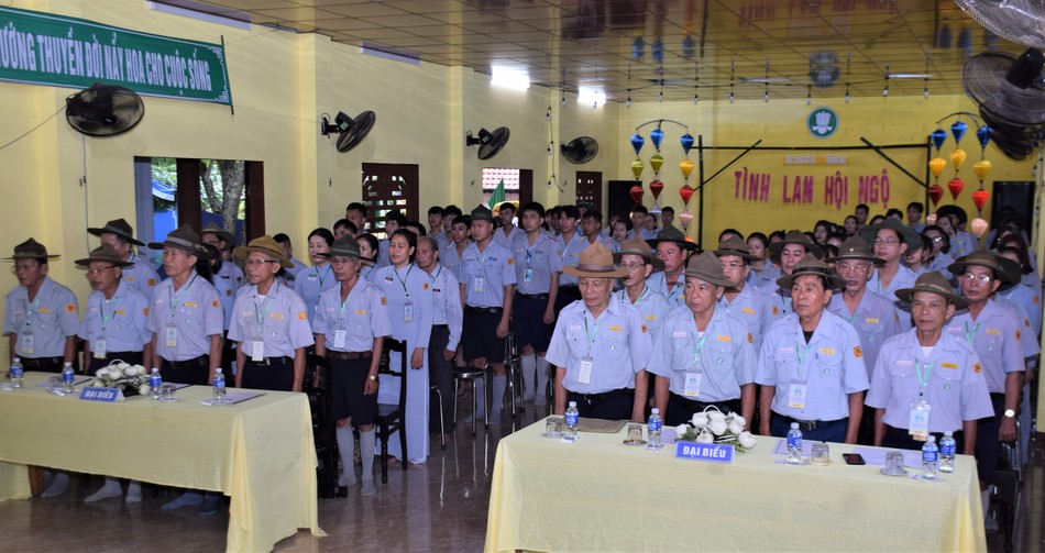 Các huynh trưởng, đoàn sinh tham dự lễ kỷ niệm Các huynh trưởng, đoàn sinh tham dự lễ kỷ niệm