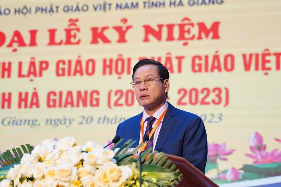 Ông Nguyễn Văn Sơn phát biểu