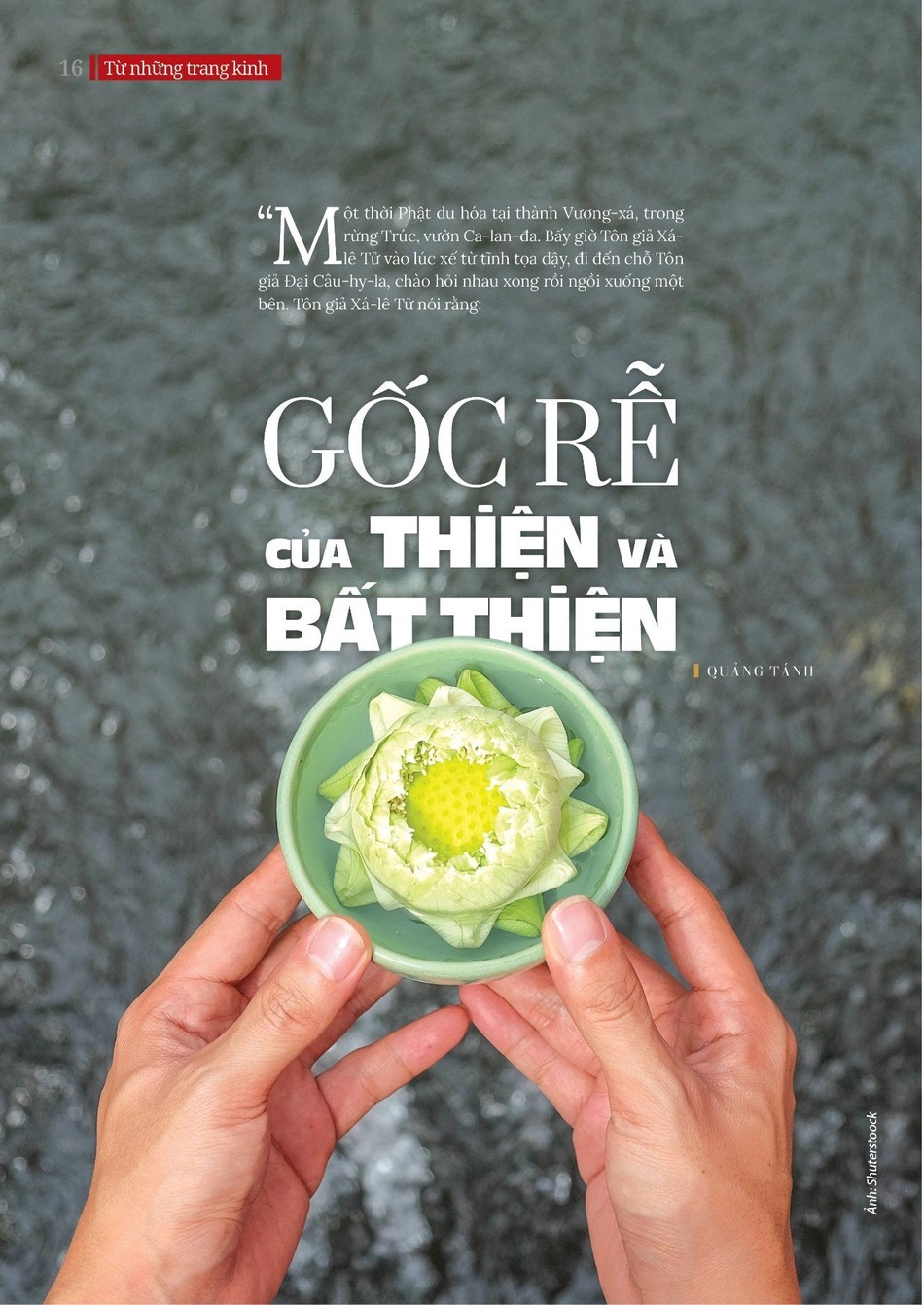 Bài trên Báo Giác Ngộ số 1231 - Thiết kế: Phòng Mỹ thuật BGN/Tống Viết Diễn Bài trên Báo Giác Ngộ số 1231 - Thiết kế: Phòng Mỹ thuật BGN/Tống Viết Diễn