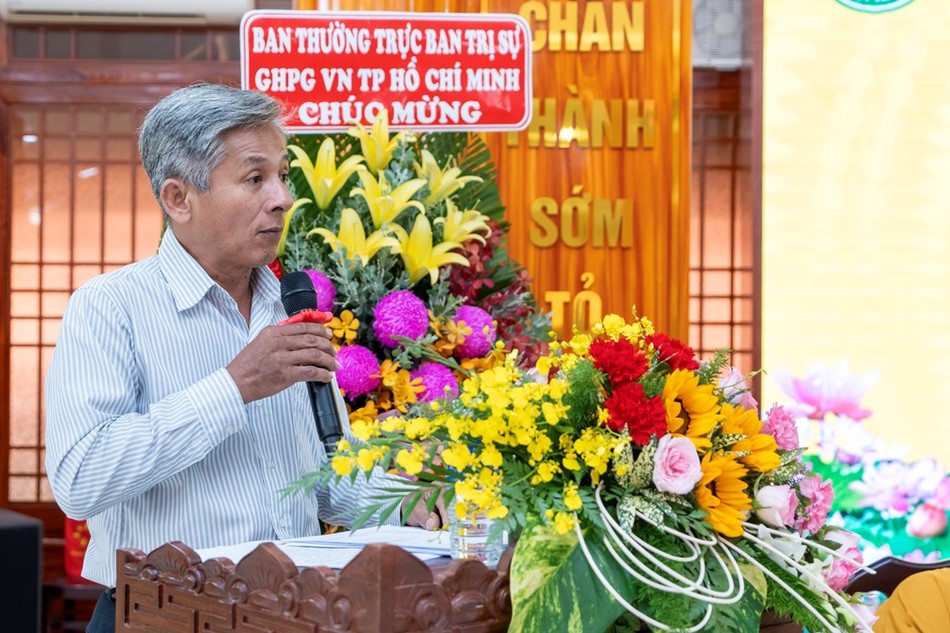 Ông Phạm Thanh Tùng phát biểu tại hội nghị