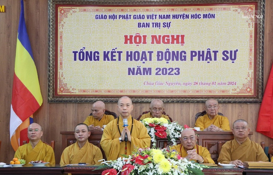 Thượng tọa Thích Quang Thạnh phát biểu chỉ đạo Thượng tọa Thích Quang Thạnh phát biểu chỉ đạo