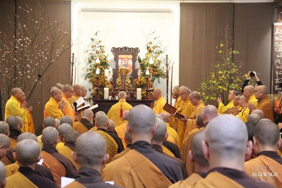 Khóa lễ cung tiến Giác linh Thiền sư Thích Nhất Hạnh