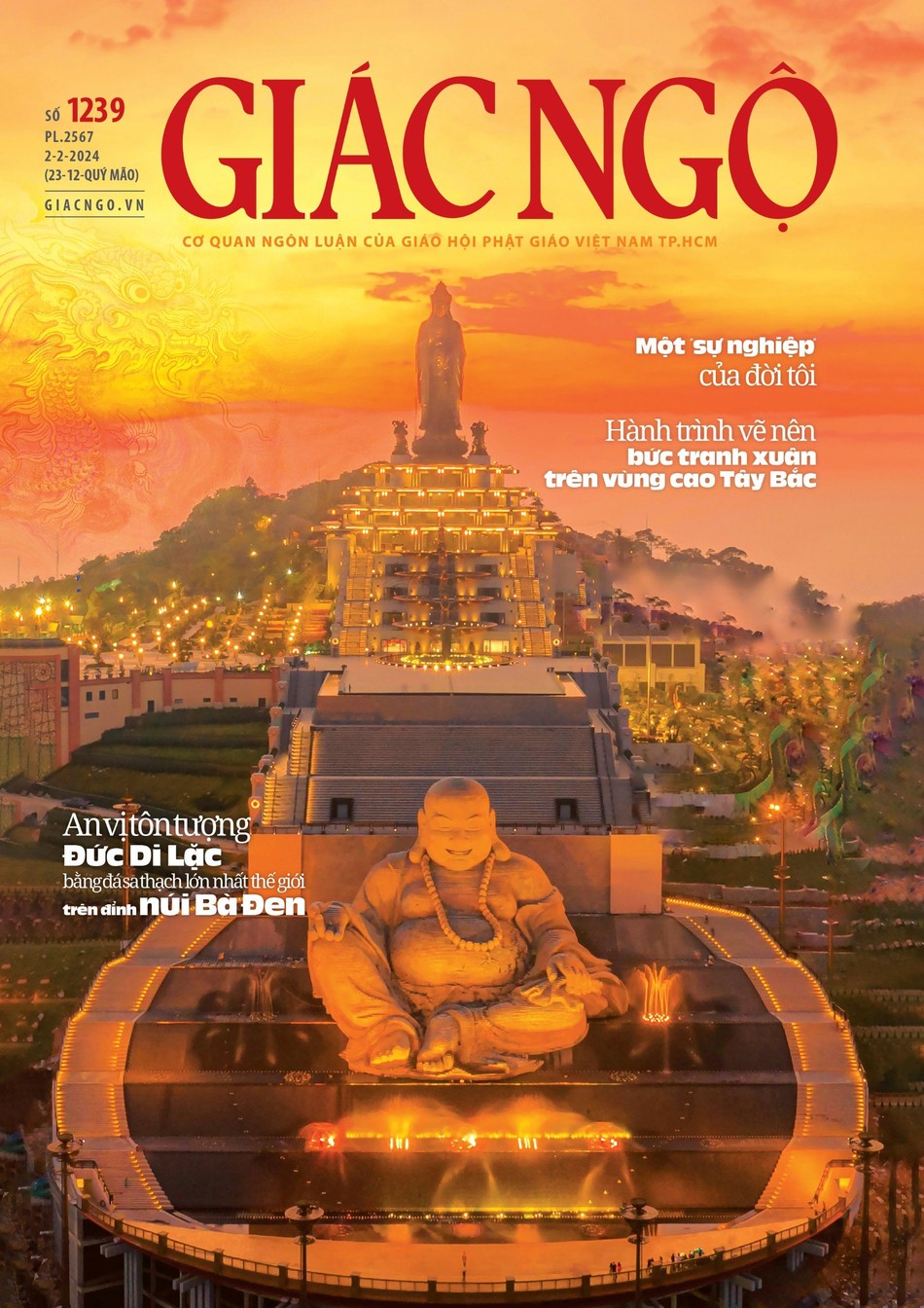 Bìa Báo Giác Ngộ số 1239 - Mỹ thuật: Tống Viết Diễn Bìa Báo Giác Ngộ số 1239 - Mỹ thuật: Tống Viết Diễn