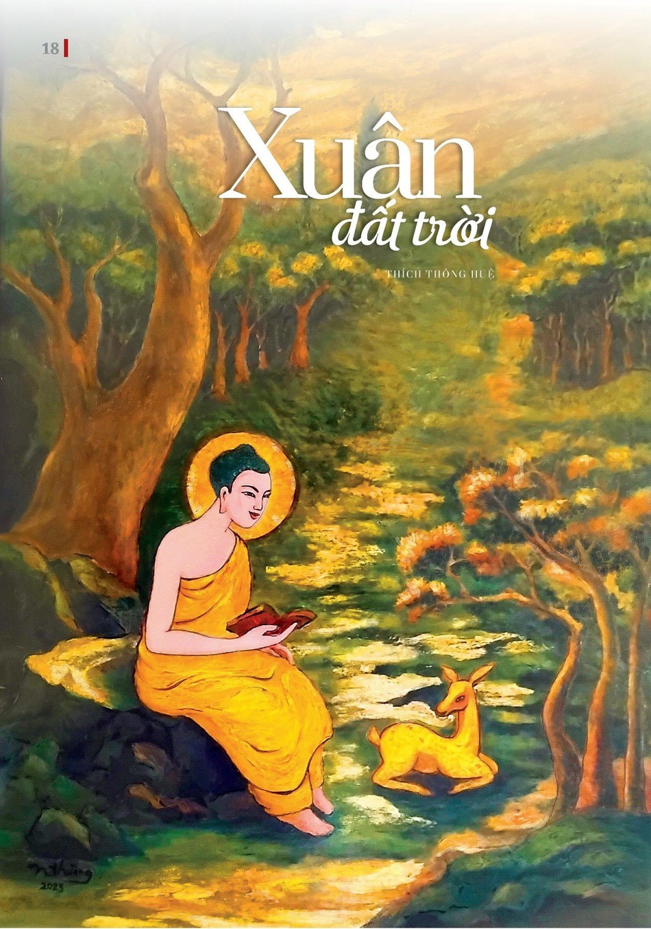 Bài đăng trên giai phẩm Giác Ngộ Xuân Giáp Thìn 2024 - Mỹ thuật: Tống Viết Diễn/BGN Bài đăng trên giai phẩm Giác Ngộ Xuân Giáp Thìn 2024 - Mỹ thuật: Tống Viết Diễn/BGN
