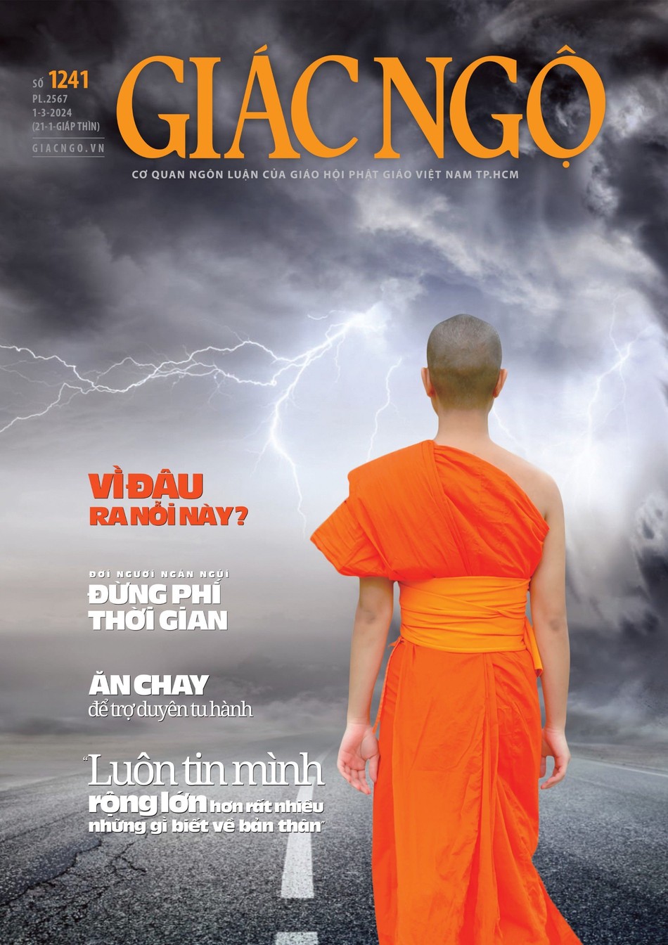 Bìa Báo Giác Ngộ số 1241 - Mỹ thuật: Tống Viết Diễn/BGN