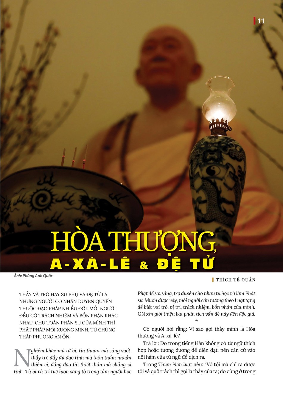 Bài trên Báo Giác Ngộ số 1243 - Thiết kế: Phòng Mỹ thuật BGN/Tống Viết Diễn