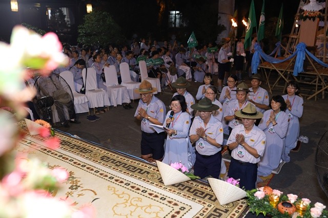 Huynh trưởng cấp Dũng Tâm Ngọc Nguyễn Thị Minh Nguyệt dâng lời tưởng niệm