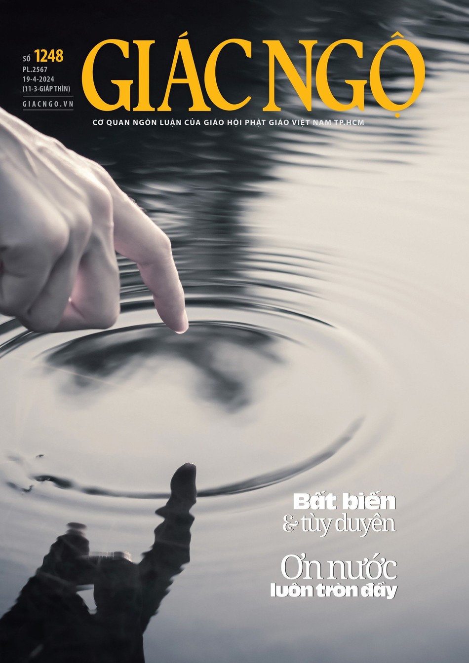 Bìa Báo Giác Ngộ số 1248 - Mỹ thuật: Tống Viết Diễn Bìa Báo Giác Ngộ số 1248 - Mỹ thuật: Tống Viết Diễn