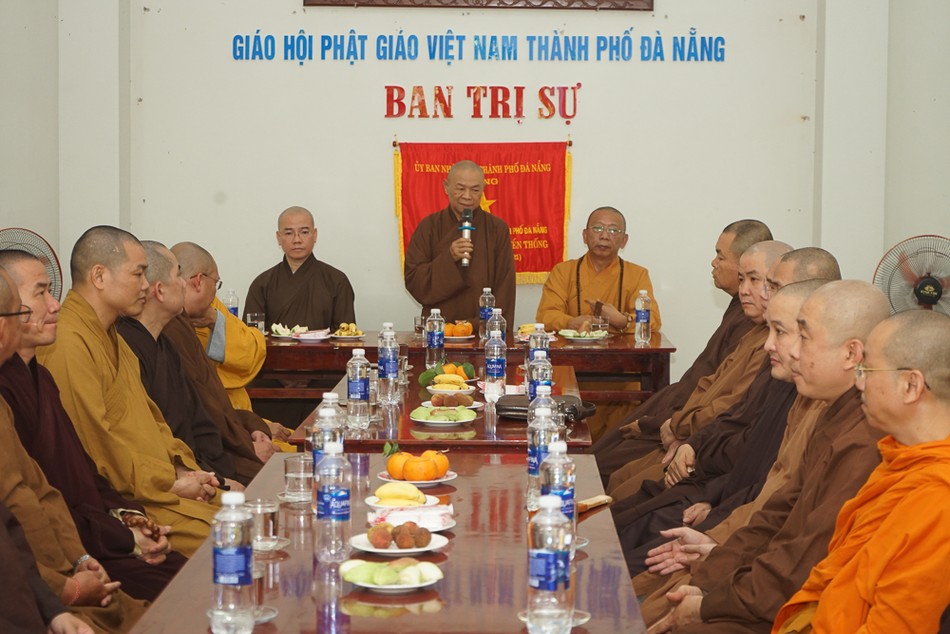 Hòa thượng Thích Từ Nghiêm phát biểu chào mừng Hòa thượng Thích Từ Nghiêm phát biểu chào mừng