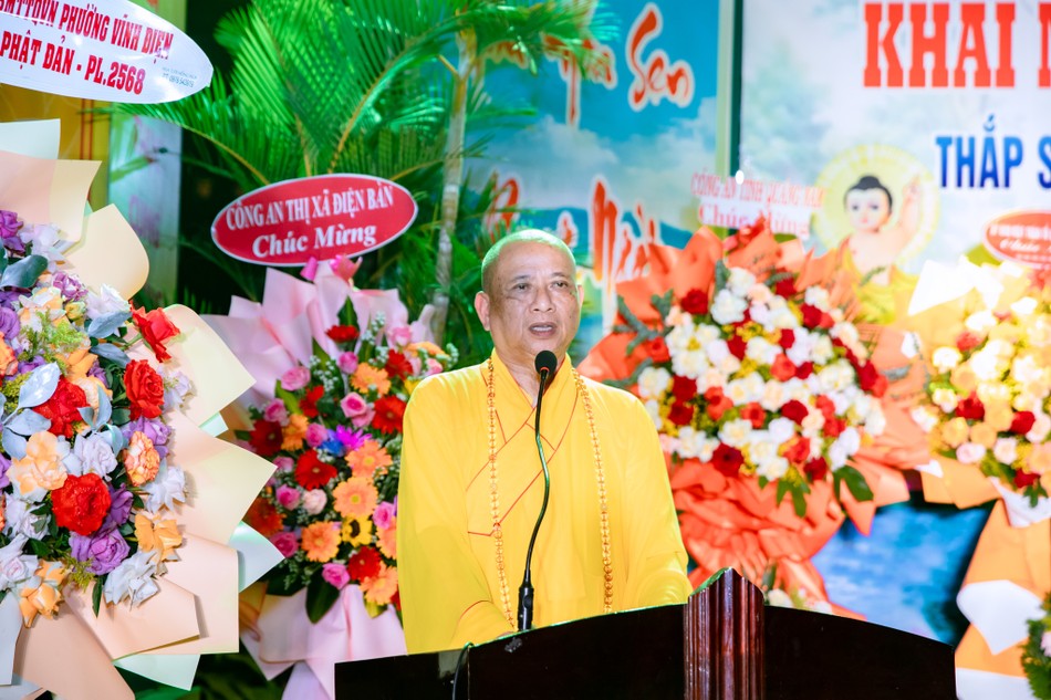 Hòa thượng Thích Phước Minh phát biểu khai mạc Hòa thượng Thích Phước Minh phát biểu khai mạc