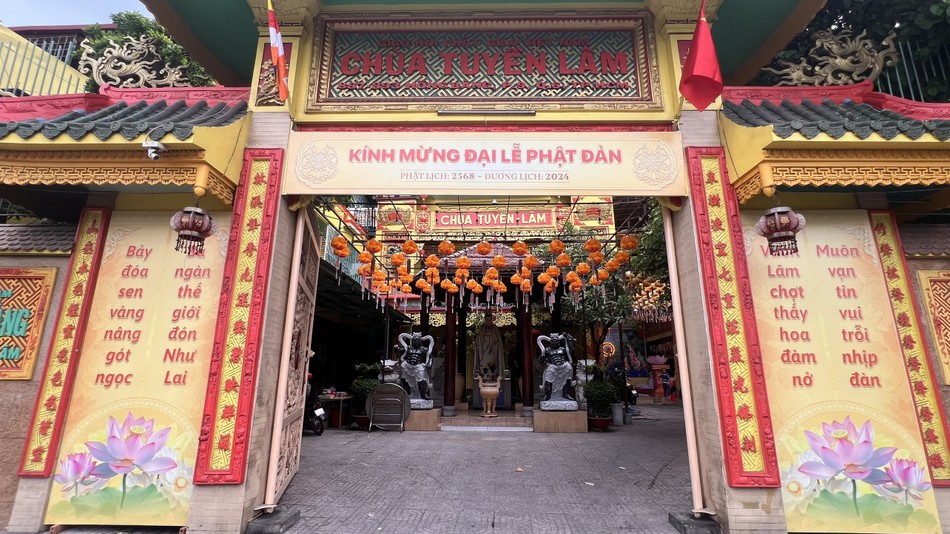 Chùa Tuyền Lâm - nơi sẽ cử hành Đại lễ Phật đản Phật lịch 2568 của Phật giáo Q.6