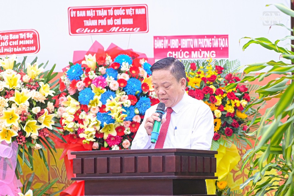 Ông Lê Văn Bảy phát biểu