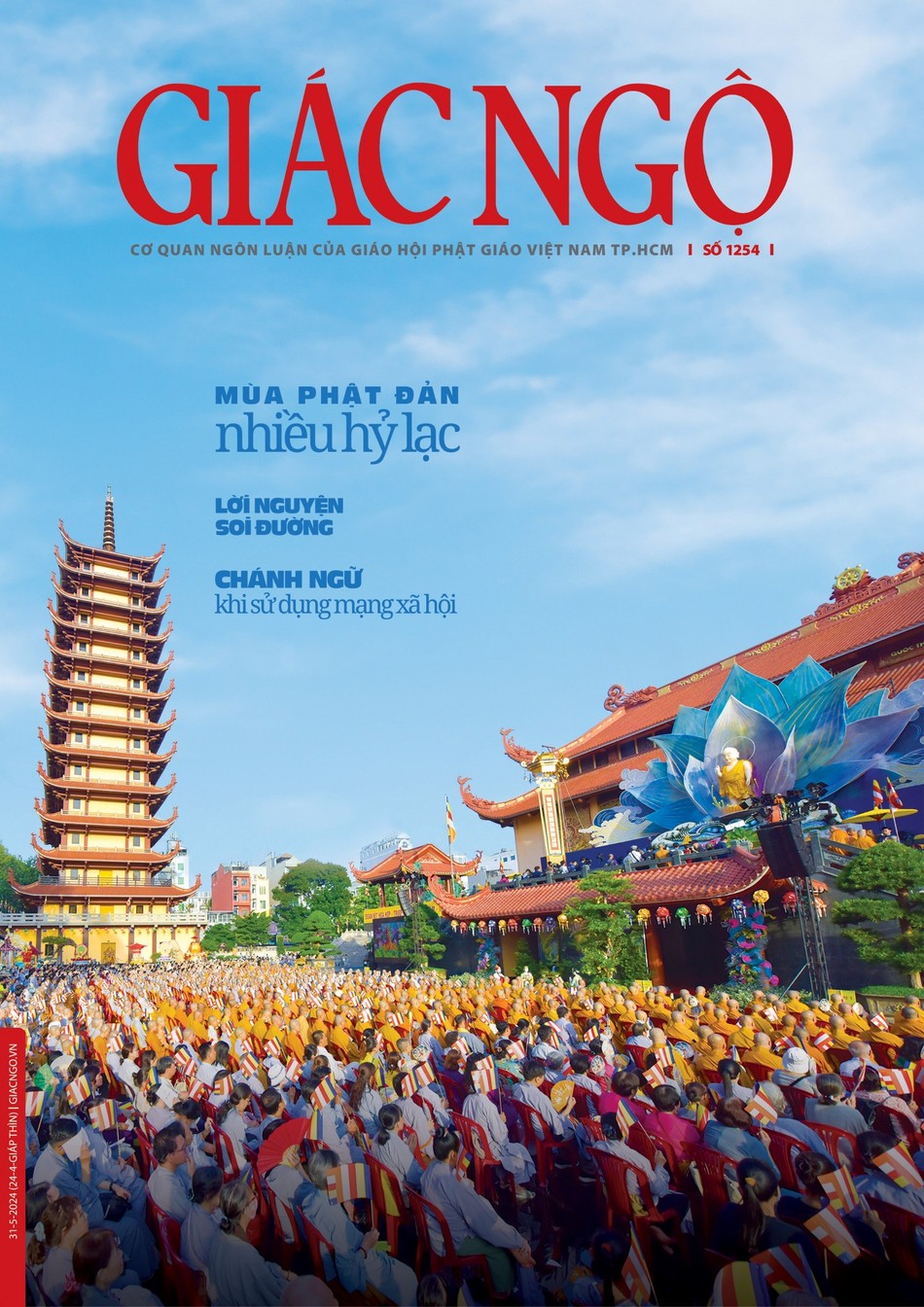 Bìa Báo Giác Ngộ số 1254 - Ảnh: Quảng Đạo Bìa Báo Giác Ngộ số 1254 - Ảnh: Quảng Đạo